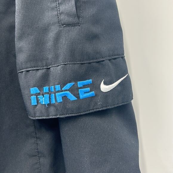 VINTAGE NIKE Y2K SWIM TRUNKS SHORT MENS SIZE LARGE BLACK - Picture 3 of 10